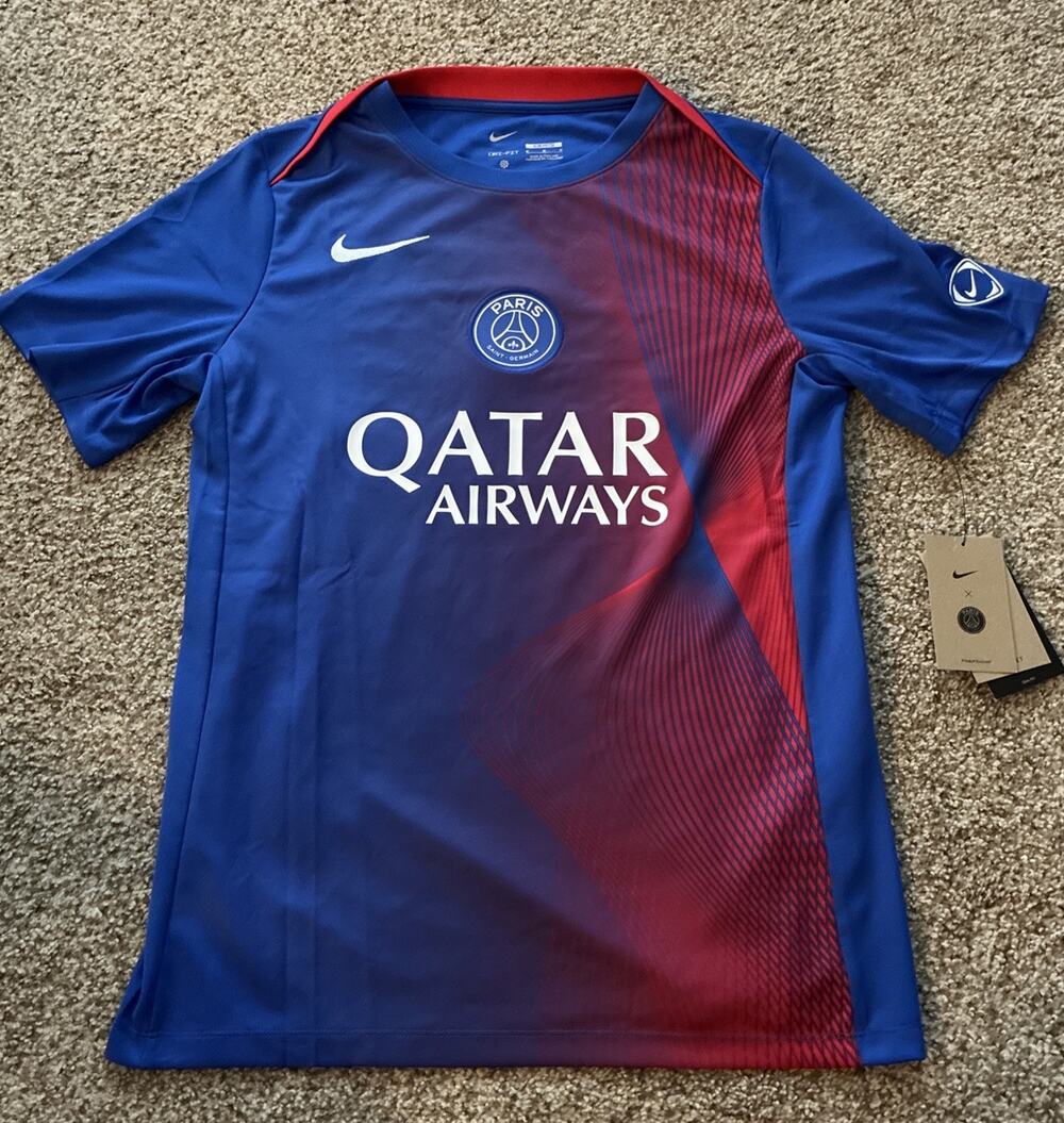 NWT Nike Dri-Fit Paris Saint-Germain Academy Pro 3rd Jersey Slim Fit Size Medium